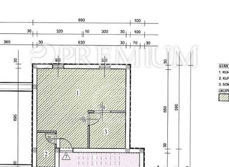 Wohnung zum Kauf 148.500 € 2 Zimmer 37 m² 1. Geschoss Malinska, Malinska-Dubasnica Malinska-Dubasnica