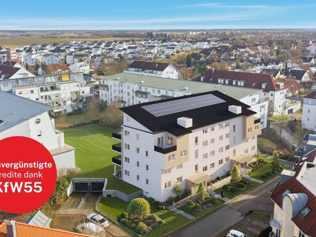 Wohnung zum Kauf - Erstbezug provisionsfrei 342.900 € 2,5 Zimmer 68,6 m² 3. Geschoss Edith-Stein-Straße Laupheim Laupheim 88471