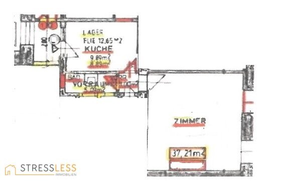 Wohnung zum Kauf 109.000 € 1 Zimmer 36,2 m²<br/>Wohnfläche EG<br/>Geschoss Korneuburg 2100