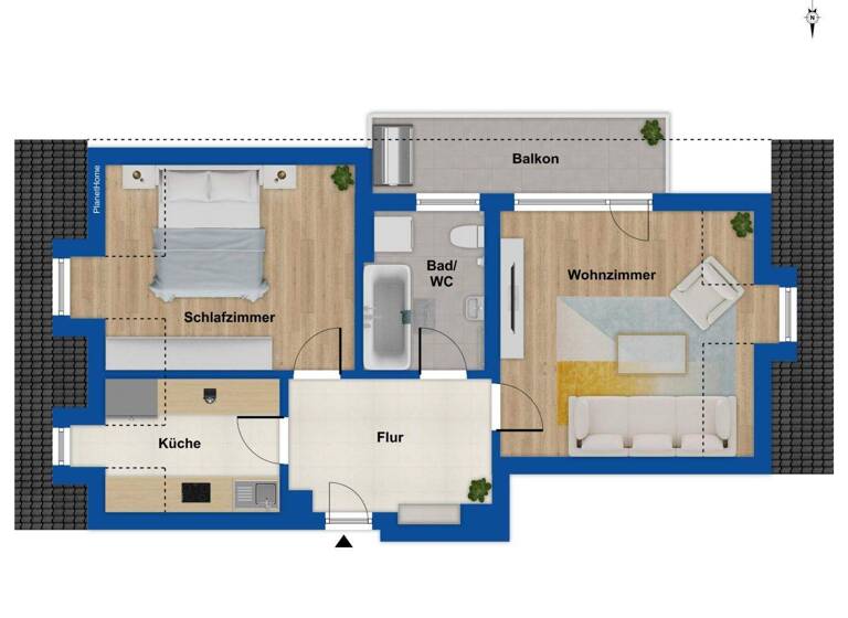 Wohnung zum Kauf 139.000 € 2 Zimmer 50 m² Altdorf Altdorf bei Nürnberg 90518