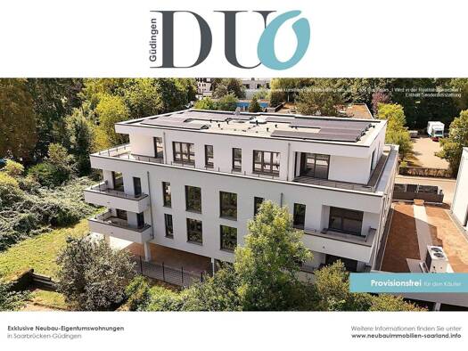 Penthouse zum Kauf - Erstbezug provisionsfrei 534.800 € 3 Zimmer 125,1 m² St Arnual Saarbrücken 66119