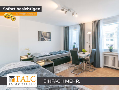 Wohnung zur Miete 1.500 € 1 Zimmer 24,1 m² 5. Geschoss Schützenbahn 15 Stadtkern Essen 45127