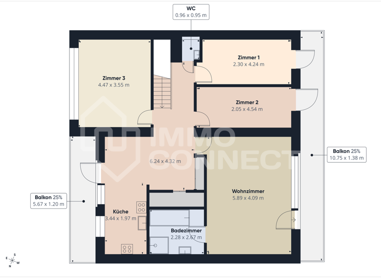 Wohnung zum Kauf 319.000 € 4 Zimmer 106 m² 1. Geschoss Auerberg Bonn 53117