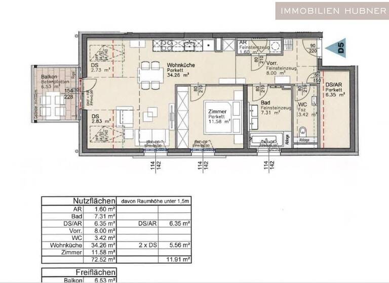 Wohnung zum Kauf 359.000 € 2 Zimmer 70 m² 2. Geschoss Wien 1100