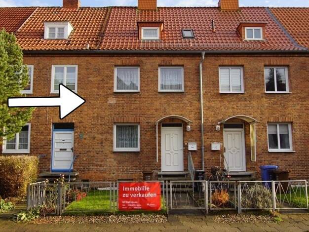 Reihenmittelhaus zum Kauf 200.000 € 3 Zimmer 92 m² 271 m² Grundstück Frankenvorstadt Stralsund 18439