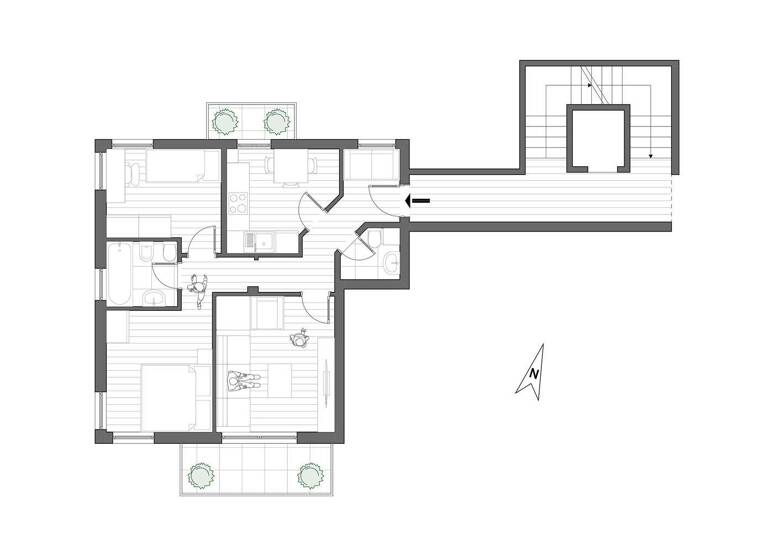 Wohnung zum Kauf 260.000 € 3 Zimmer 65,5 m² 1. Geschoss Reichstraße 5 Neumarkt 39044
