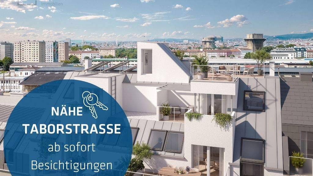 WG-Zimmer zum Kauf - Erstbezug 968.800 € 3 Zimmer 98,3 m² 8. Geschoss Wien, Brigittenau 1200