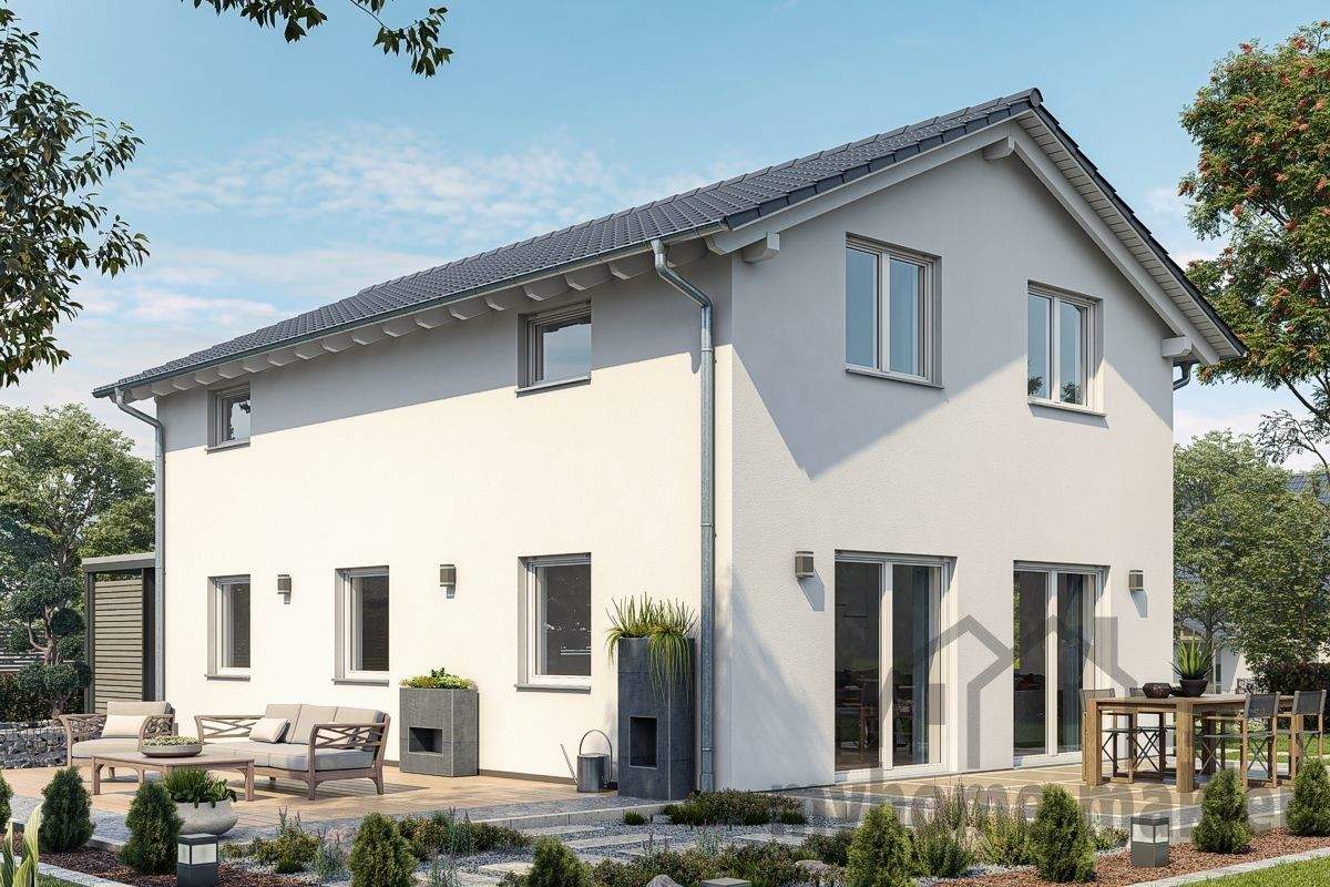 Immobilie in Langensendelbach - Modernes, energieeffizientes Neubau-Fertighaus mit Grundstück in Langensendelbach - Bild 1