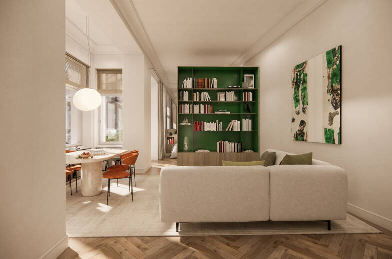 Wohnung zum Kauf - Neubau 830.000 € 2 Zimmer 64,2 m² 4. Geschoss Wöhlertstraße 21 Mitte Berlin 10115