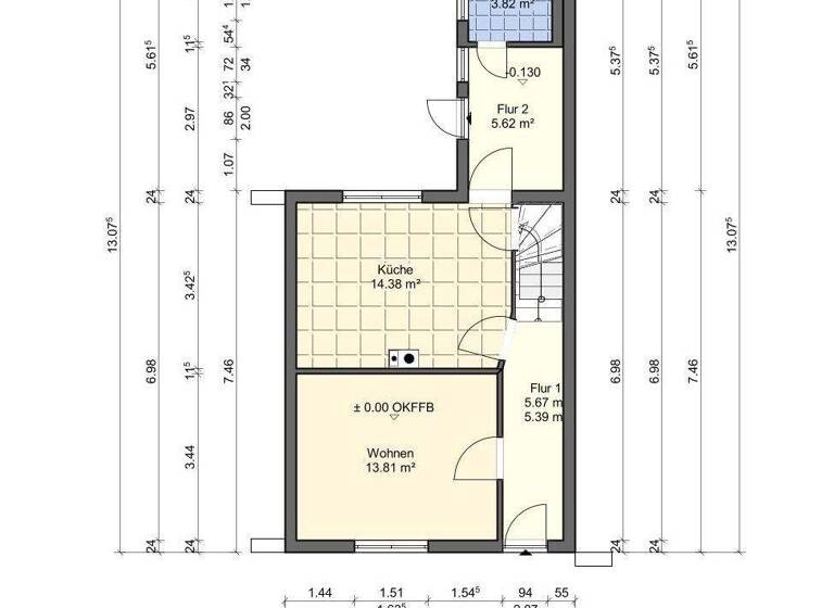 Reihenmittelhaus zum Kauf 179.000 € 3 Zimmer 75 m² 148 m² Grundstück Uetersen 25436