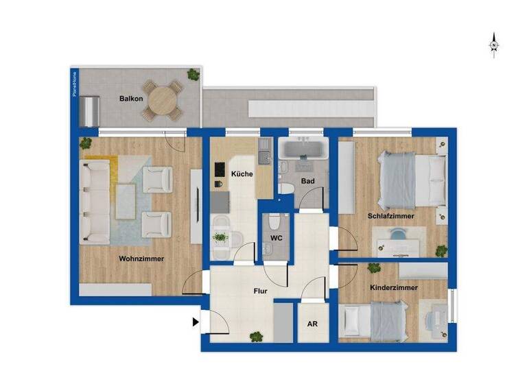 Wohnung zum Kauf 99.000 € 3 Zimmer 76 m² Lützenkirchen Leverkusen 51381