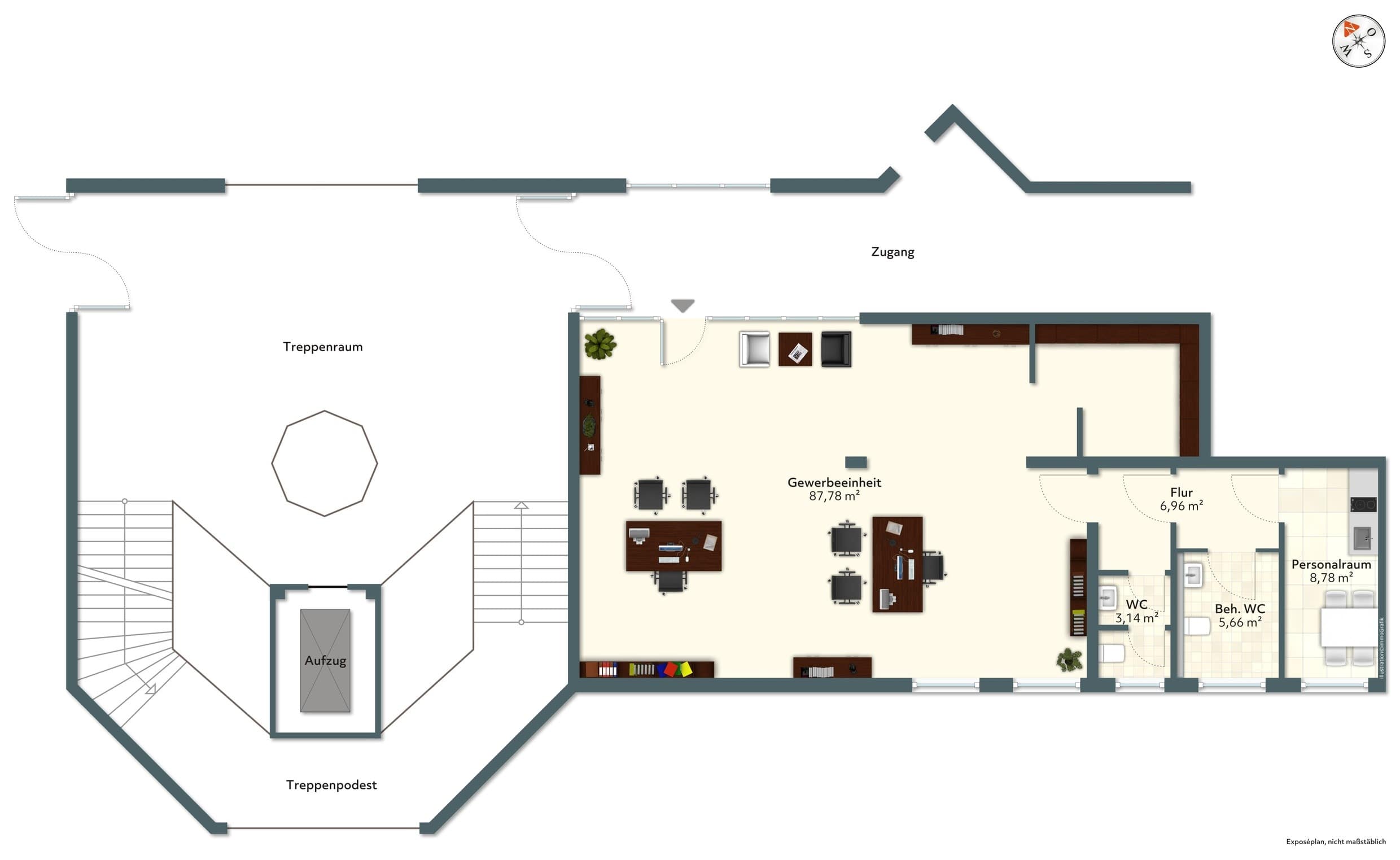 Werkstatt zur Miete provisionsfrei 820 € 109,3 m²<br/>Lagerfläche Blankenburg Blankenburg 38889