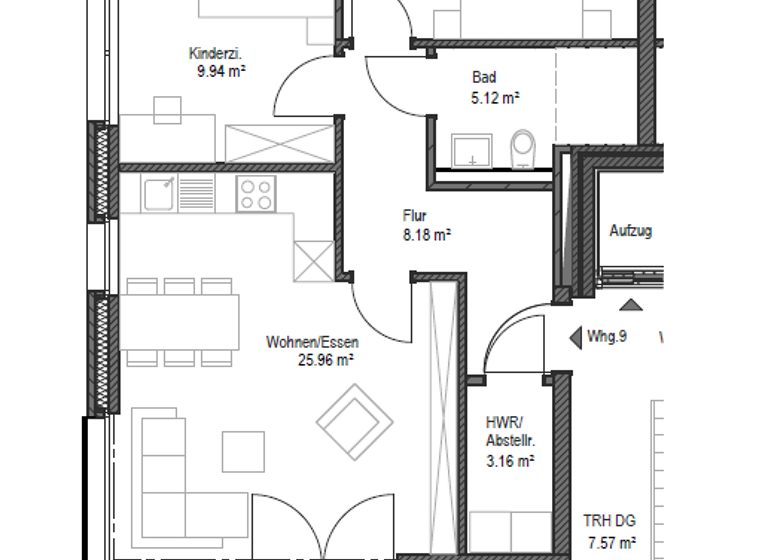 Wohnung zum Kauf 352.000 € 3 Zimmer 80 m² 2. Geschoss Stadt Ibbenbüren 49477
