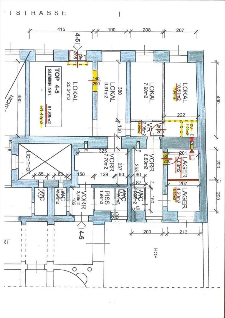 Büro-/Praxisfläche zur Miete 12,07 € Rueppgasse Wien 1020