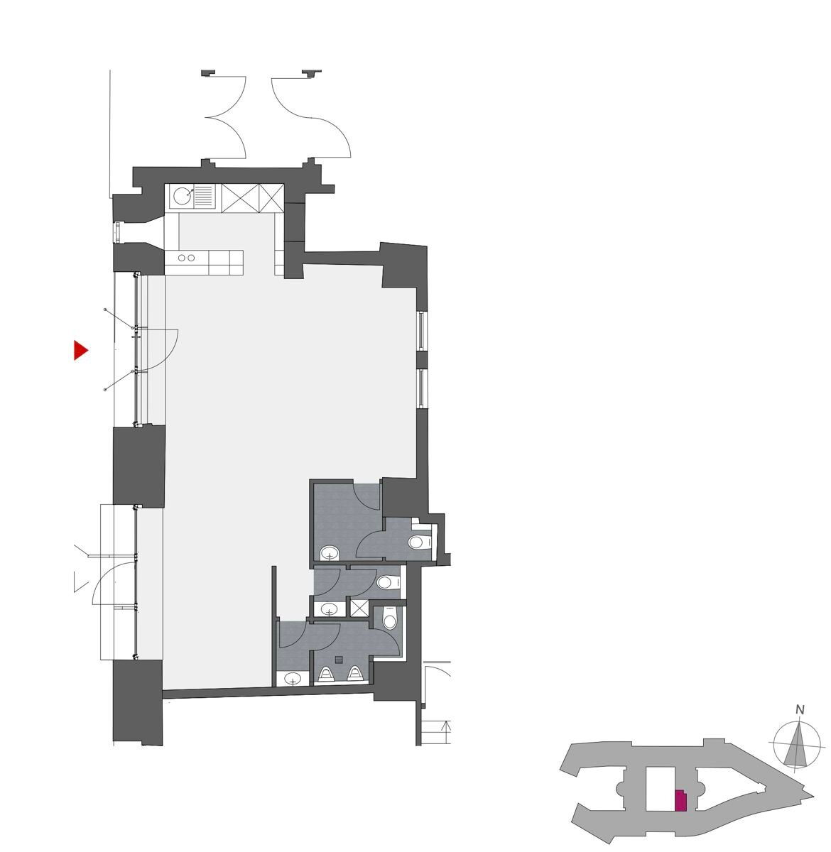 Laden zur Miete provisionsfrei 68,5 m²<br/>Verkaufsfläche Hamburg - Altstadt Hamburg 20095