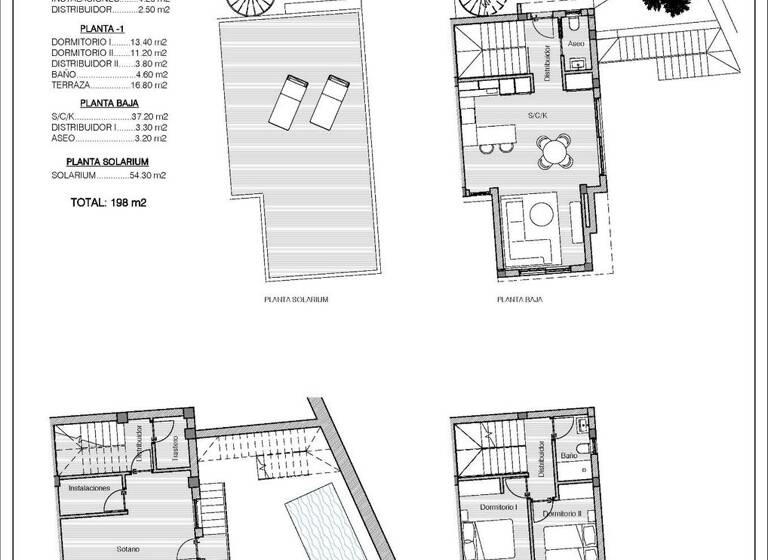 Doppelhaushälfte zum Kauf provisionsfrei 465.000 € 4 Zimmer 198 m² 176 m² Grundstück Calle ALICANTE 36-50 Algorfa 03169