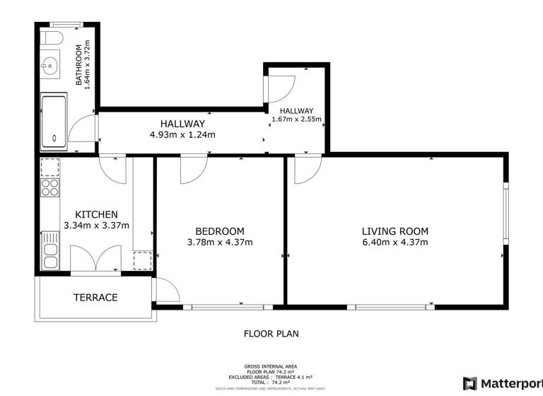 Wohnung zur Miete 1.740 € 2 Zimmer 64,9 m² 3. Geschoss Mitte Stuttgart 70174