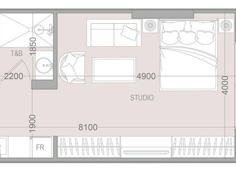 Wohnung zum Kauf provisionsfrei 158.052 € 2 Zimmer 40,2 m² Dubai 00000