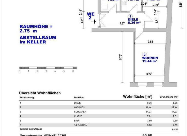 WG-Zimmer zum Kauf 151.800 € 2 Zimmer 59 m² 1. Geschoss Knautkleeberg-Knauthain Leipzig 04249