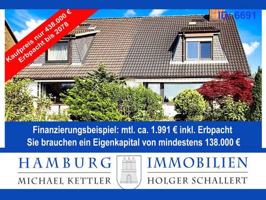 Mehrfamilienhaus zum Kauf 438.000 € 8 Zimmer 212 m² 694 m² Grundstück Henstedt-Ulzburg 24558