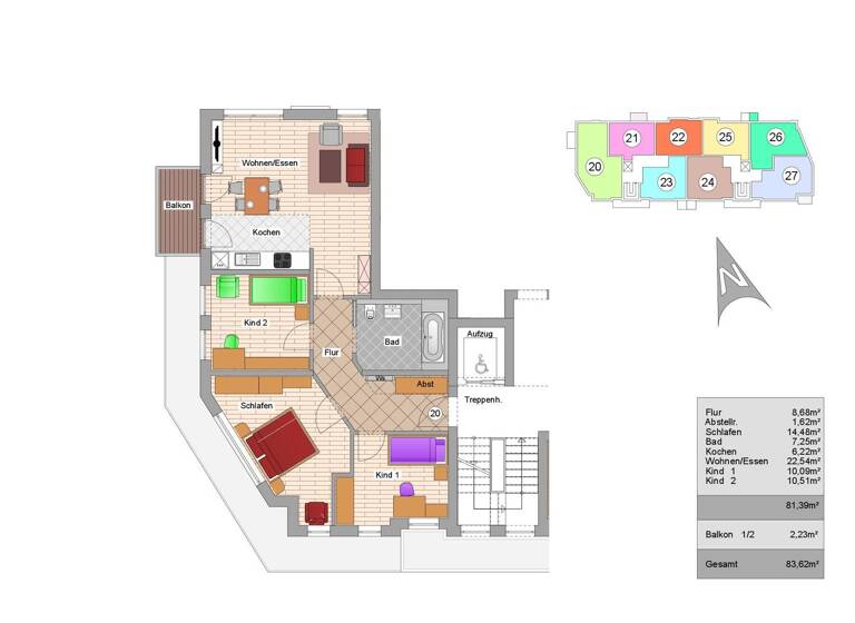 Wohnung zum Kauf provisionsfrei 759.500 € 4 Zimmer 84 m² 3 Geschosse Höhenkirchen Höhenkirchen-Siegertsbrunn 85635
