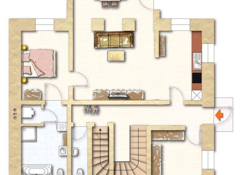 Wohnung zur Miete 840 € 2,5 Zimmer 80 m² EG frei ab 01.04.2026 Bad Ischl 4820