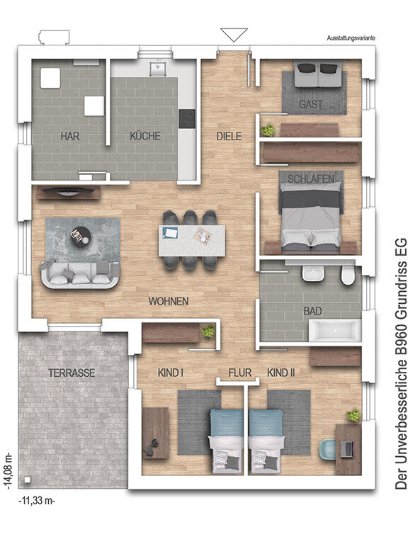 Bungalow zum Kauf provisionsfrei 357.482 € 4 Zimmer 133 m²<br/>Wohnfläche 801 m²<br/>Grundstück ab sofort<br/>Verfügbarkeit Bornhöved 24619