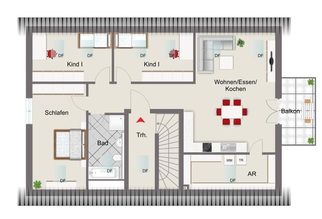 Wohnung zum Kauf provisionsfrei 315.000 € 4 Zimmer 99,7 m²<br/>Wohnfläche Reith Reisbach 94419