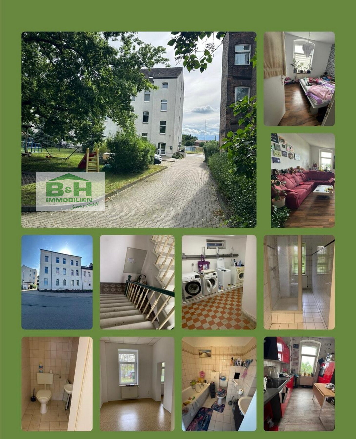 Mehrfamilienhaus zum Kauf als Kapitalanlage geeignet 350.000 € 16 Zimmer 429 m²<br/>Wohnfläche 894 m²<br/>Grundstück Bitterfeld Bitterfeld-Wolfen 06749