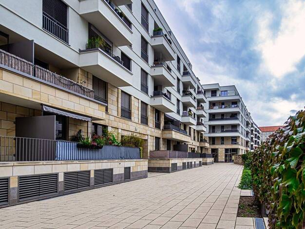 Wohnung zur Miete 1.420 € 3 Zimmer 78,2 m² 4. Geschoss frei ab 16.01.2026 Am Schießhaus 8c Wilsdruffer Vorstadt/Seevorstadt-West Dresden 01067