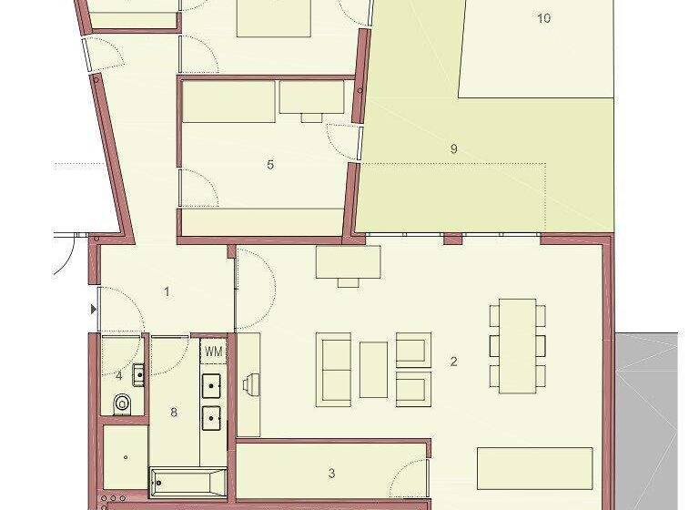 Wohnung zur Miete 1.659 € 3 Zimmer 97,6 m² EG Gassergasse Wien 1050