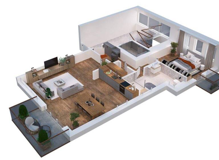 Penthouse zur Miete 1.200 € 2 Zimmer 87,1 m² 2. Geschoss frei ab 01.03.2026 Soest 59494