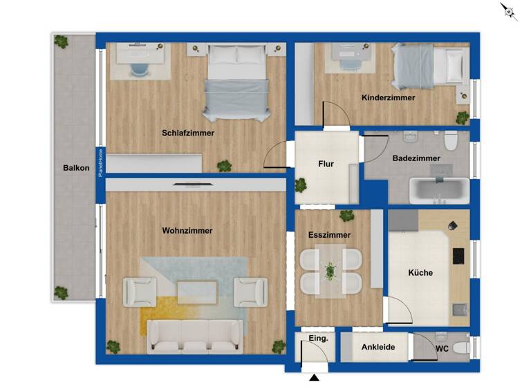 Wohnung zum Kauf 239.000 € 3 Zimmer 106 m² Innenstadt Worms 67547