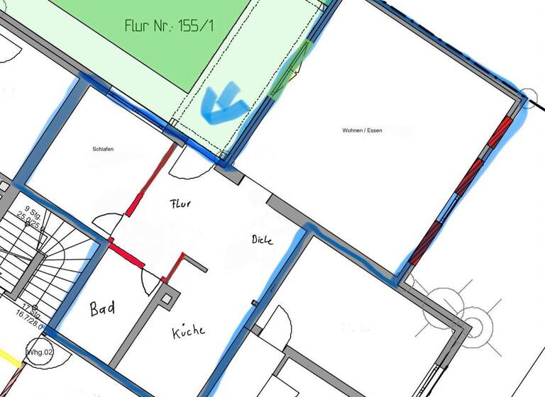 Terrassenwohnung zur Miete 994 € 2,5 Zimmer 76,5 m² EG frei ab sofort Forchheimer Strasse 7 Baiersdorf 91083