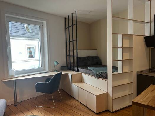 Studio zur Miete 1.300 € 1 Zimmer 23 m² Geschoss 2/3 frei ab 01.06.2026 Stellinger Weg 43 Eimsbüttel Hamburg 20255