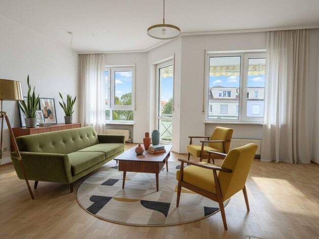 Wohnung zum Kauf 225.000 € 2 Zimmer 62,6 m² 2. Geschoss Nied Frankfurt am Main 65934