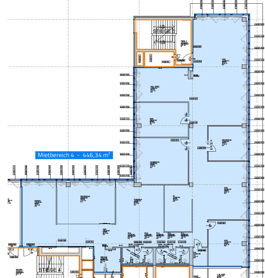 Bürofläche zur Miete 16,20 € 446,3 m²<br/>Bürofläche Wien 1120