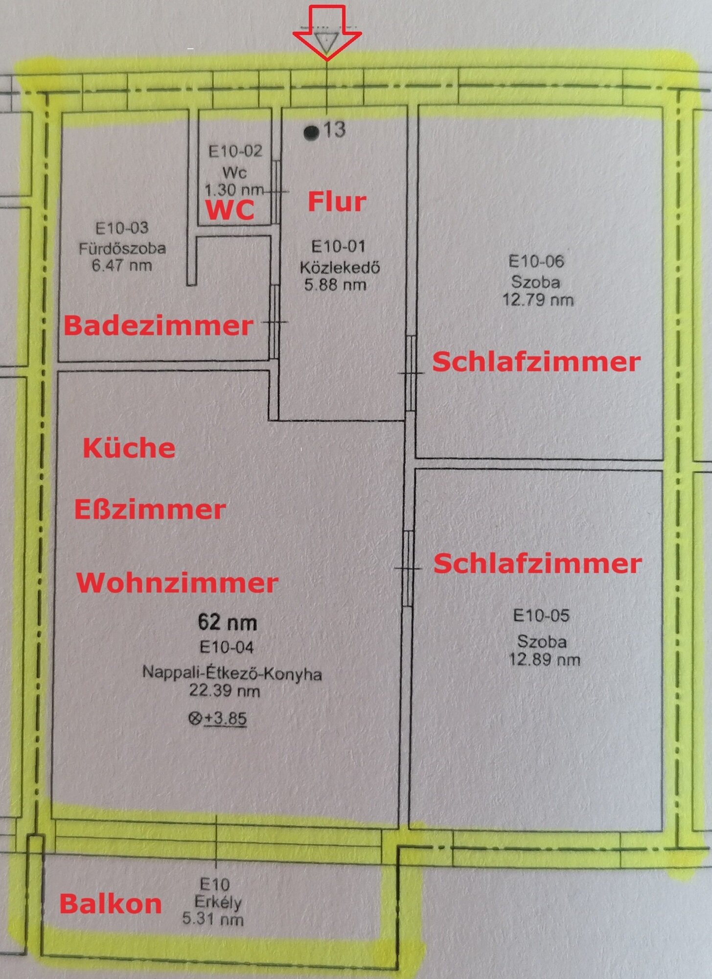 Wohnung zum Kauf provisionsfrei 249.000 € 2 Zimmer 62 m²<br/>Wohnfläche ab sofort<br/>Verfügbarkeit Gárdony / Székesfehérvár