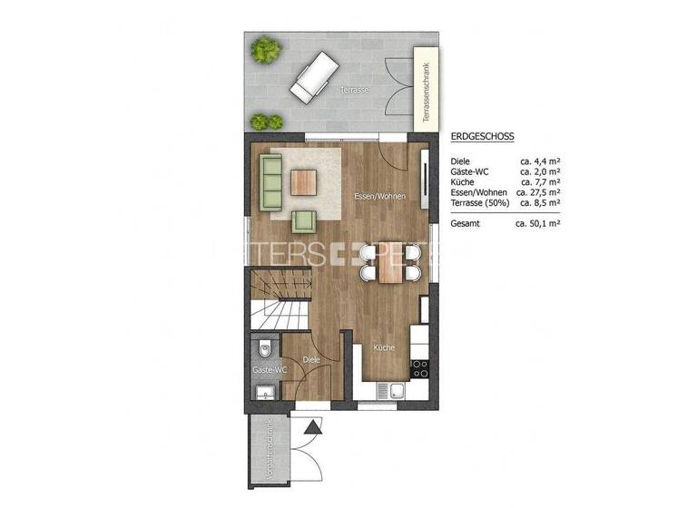 Reihenmittelhaus zur Miete - Erstbezug 1.860 € 4 Zimmer 120 m² 157 m² Grundstück Weizenring 26c Geesthacht 21502