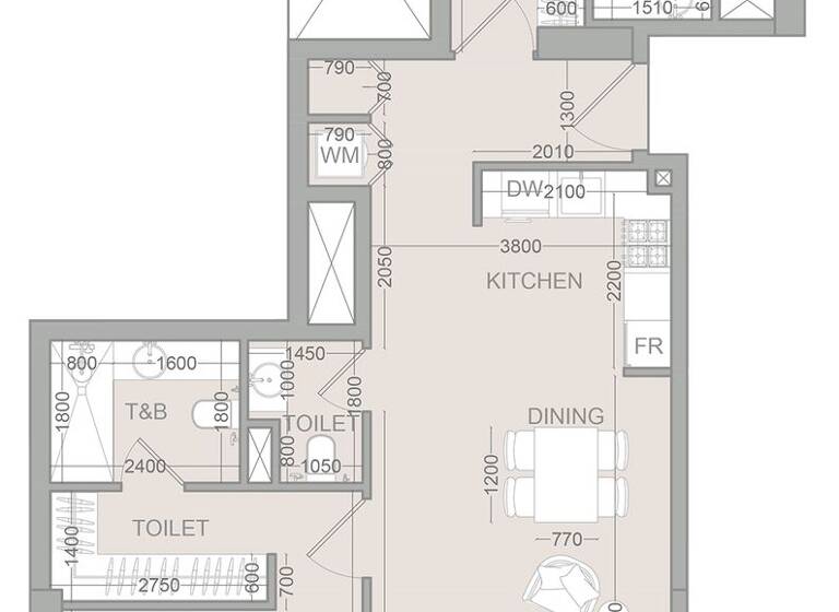 Wohnung zum Kauf provisionsfrei 416.874 € 3 Zimmer 116,1 m² Dubai 00000