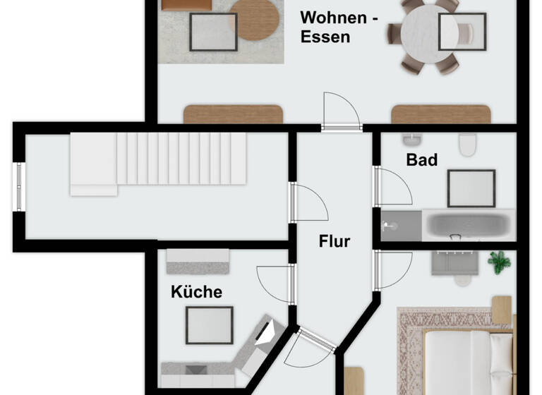 Wohnung zum Kauf 169.000 € 3 Zimmer 72,9 m²<br/>Wohnfläche Dachgeschoss, 3.<br/>Geschoss Fürstenzell Fürstenzell 94081