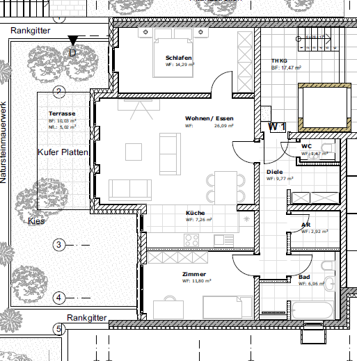 Wohnung zur Miete 970 € 3 Zimmer 85,6 m²<br/>Wohnfläche 01.04.2025<br/>Verfügbarkeit Hainbrunnenstrasse 43 Forchheim Forchheim 91301