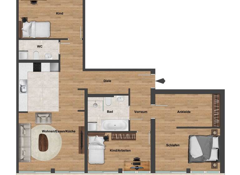 Wohnung zum Kauf 525.000 € 4,5 Zimmer 127 m² frei ab 01.09.2026 Ritschlstraße 7 Andreasvorstadt Erfurt 99089