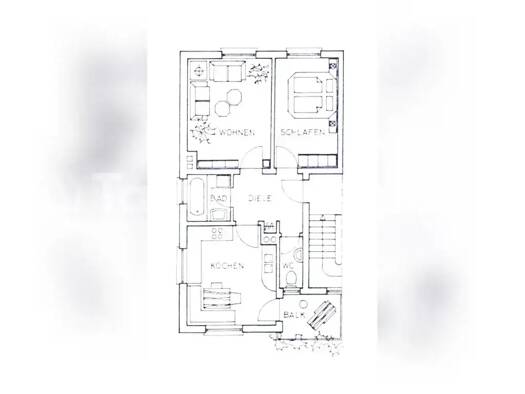 Wohnung zur Miete Tauschwohnung 1.008 € 2,5 Zimmer 48 m² 1. Geschoss Milbertshofen-Am Hart München 80807