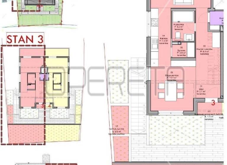 Wohnung zum Kauf 437.812 € 2 Zimmer 140 m² 2. Geschoss Lumbarda