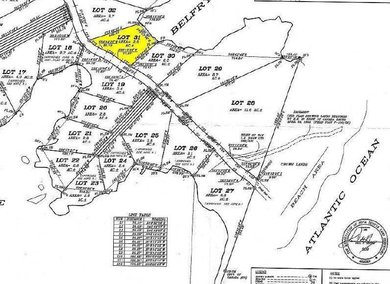 Grundstück zum Kauf 42.600 € 10.117 m² Grundstück Belfry Lake Road Lot 31 Gabarus Lake 128