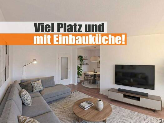 Wohnung zur Miete 690 € 4 Zimmer 96,2 m² frei ab sofort Am Bernsdorfer Hang 40 Bernsdorf Chemnitz 09126