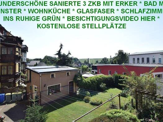 WG-Zimmer zur Miete 440 € 3 Zimmer 80 m² frei ab sofort Goldbachstr. 8 Zentrum Chemnitz 09111