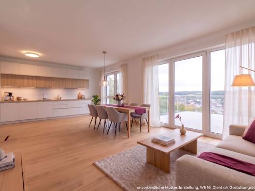 Wohnung zum Kauf - Neubau provisionsfrei 494.700 € 4,5 Zimmer 103,1 m² Bismarckstraße 48 Bad Mergentheim Bad Mergentheim 97980