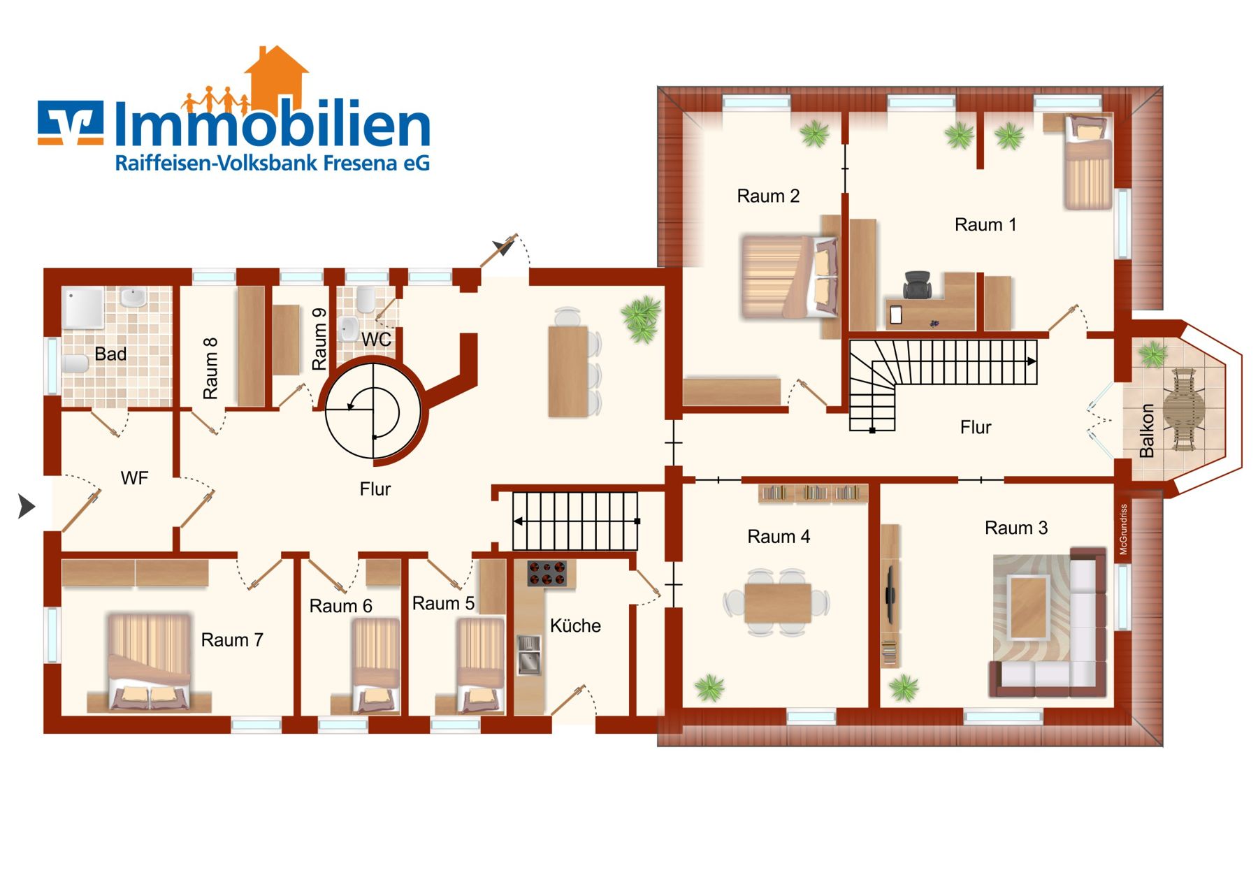 Einfamilienhaus zum Kauf 259.000 € 9 Zimmer 281,9 m²<br/>Wohnfläche 853 m²<br/>Grundstück Westeraccum Dornum / Westeraccum 26553